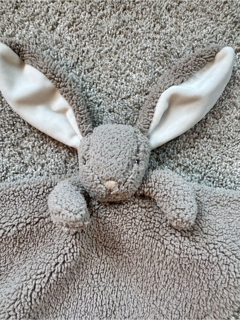 Baby Lovey Security Blanket Lot Bunny Koala Giraffe Neutral Plush animal 3 Piece - Picture 8 of 16